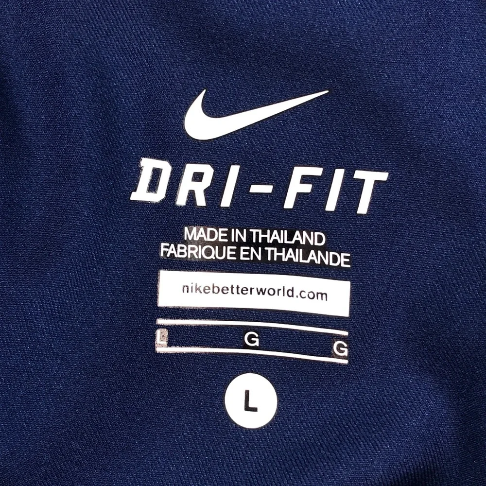 New Nike Womens US Soccer Shorts Large Blue Dri-FIT Training Navy Stay Cool NWT - Picture 3 of 16